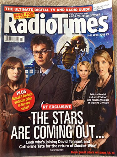 Radio Times Doctor Who Cover The Stars Are Coming Out - David Tennant & Catherine Tate & The Ood 5th-11th April 2008 3rd Of 4 Collectable Covers