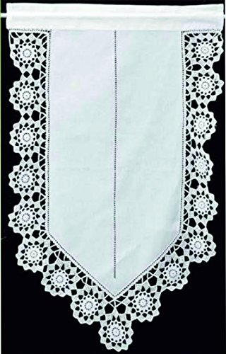 Scheibengardine Eiche 45 cm x 90 cm (BxH) Landhaus