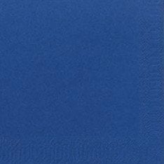 Duni Cocktail-Servietten 3lagig Zelltuch Uni dunkelblau, 24 x 24 cm, 250 Stück