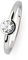XENOX XS7279-54 Damen Ring Silver Circle Sterling-Silber 925 Silber Weiß Zirkonia 17,2 mm Größe 54