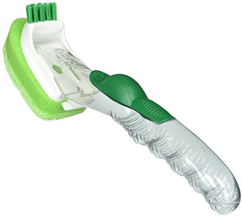 Libman 1132 Glass and Dish Wand with Scrub Brush