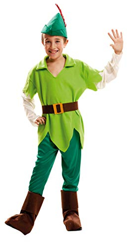 My Other Me – Kinderkostüm Peter Pan (Viving Costumes) 7-9 Jahre