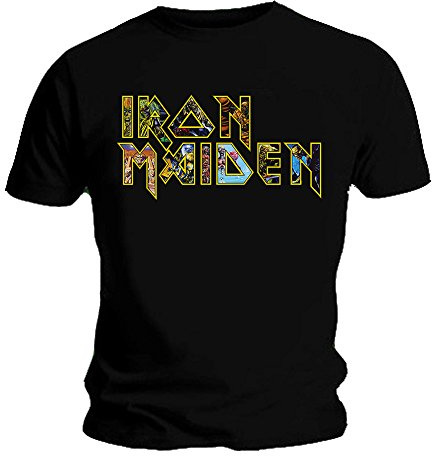 Official T Shirt Iron Maiden Book of Souls Eddie Logo