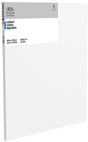 Winsor & Newton 6201073 - Keilrahmen Classic 3-fach grundiert 350 g/m², Leistendicke 19 mm, Baumwolle - 50 x 60 cm