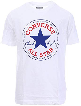Converse Jungen Chuck Patch T-Shirt, White, 2/3 Jahre