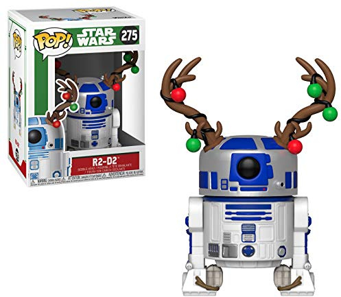 Funko POP! Bobble: Star Wars: Holiday R2-D2 With Antlers - Collectable Vinyl Figure - Gift Idea - Official Merchandise - Toys for Kids & Adults - Movies Fans - Model Figure for Collectors and Display