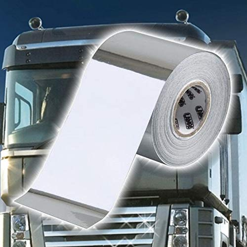 TRUCK DUCK® Universal Chrom Zierstreifen 10m x 50mm Schutzfolie Streifen Aufkleber Klebeband LKW Auto Motorrad