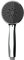 WENKO Duschkopf Basic Grau Ø 10 cm - Universal-Handbrause, Duschbrause mit 5 Strahlarten, Kunststoff (ABS), 10 x 10 cm, Chrom