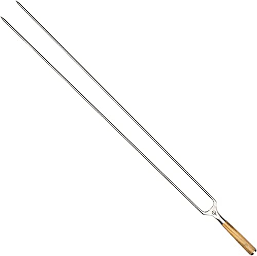 Forged Churrasco - Spiedini per barbecue, 50 cm, manico in legno d'ulivo, in acciaio INOX