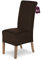 SCHEFFLER-Home Stuhlhussen 6er Set Lena Braun/elastische und langlebige Hussen für Stühle/Robustes Freischwinger Hussen Set/Stuhlhussen Stretch/Stuhl Hussen waschbar