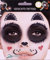 Gesichtstattoo - Glitzer Aufkleber Klebetattoos Temporäres Glitter Face Tattoo Motto Party Karneval Halloween (Panda)