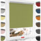Schuette® Verdunkelungsrollo ohne Bohren/mit Bohren 2in1 ● Thermo Rollo Kollektion: European Olive (Grün) ● 120 x 130 cm (Breite x Höhe) ● Suprafix Klemmrollo = Klemmfix 2.0 ● 60s Montage mit Video