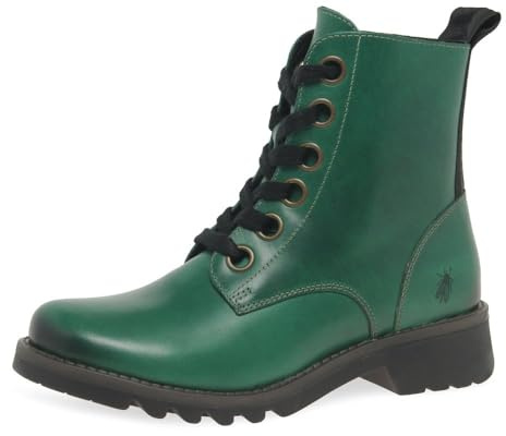 Fly London Women's RAGI539FLY Ankle Boot, Shamrock Green, 5 UK