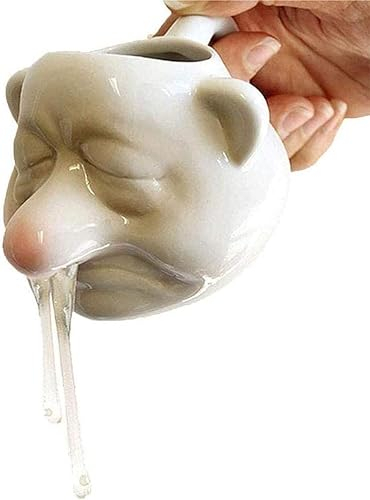 Funny Egg Separator, Ceramic Egg Yolk White Running Nose Separator Mug, Baking Gadget, Great Gift Choice