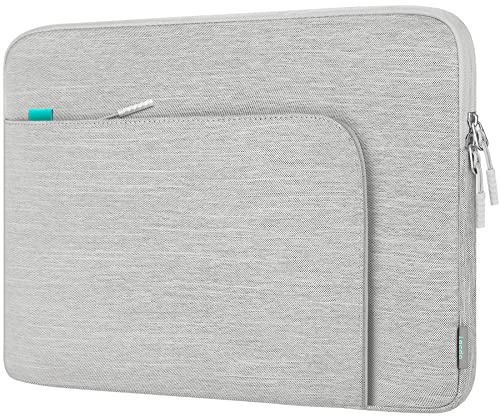 Lacdo Laptop Tasche Schutz Hülle für 16 Zoll Neu MacBook Pro M5 Pro/Max A3428 A3429 2026, M4/M3/M2/M1 A3403 A3186 A2991 A2780 A2485 A2141 2024-2019, 15 Zoll Surface Laptop 7th/6/5/4/3 Bag, Grau