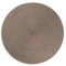 Excelsa Round Set 6 Tovagliette Rotonde, Plastica PP, Cm. 36 (Grigio)