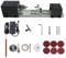ZPYXBH Mini Tornio Per Legno, Lavorazione Del Legno Buddha Perla Tornio, Lucidatrice Per Lavori Di Falegnameria DIY Artigianato E Bricolage Rettifica Lucidatura Utensile Per Trapano 100W