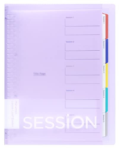 Maruman F310-30 Ordner Session, B5, 26 Löcher, hellviolett