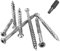 Terrassenschrauben/Terrassenbau/Holzschrauben Edelstahl C1 rostfrei mit CUT-Spitze TX Ø 4,0 (= TX 20) / Ø 5,0 (= TX 25) inkl. 1 Bit gratis // EHK-Verbindungstechnik