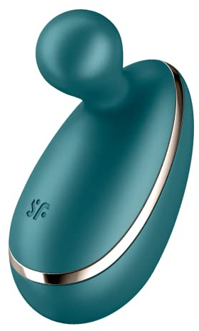 Satisfyer Spot On 1 Lay-on Vibrator | Flexible Silicone | Waterproof (IPX7) | Rechargeable Clitoral Massager with Vibrating Stimulation Tip | Silent Pleasure for Women | Adult Sex Toy in Petrol