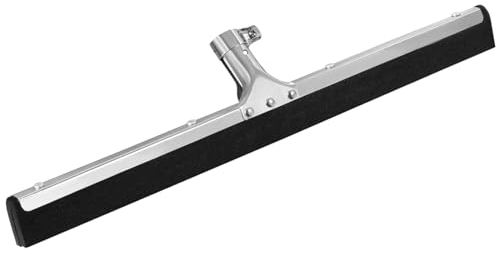45cm 17.7″ Floor Squeegee, Wet Floor Wiper, Stainless Steel Rubber Squeegee - Corrosion-Resistant Indoor/Outdoor Floor Cleaner, Ideal Squeegee Mop for Car Wash, Pool, Home, Warehouse