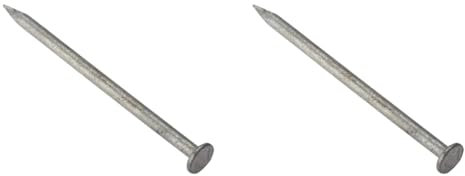 ForgeFix Round Head Nails | 5.60 x 125mm | Galvanised | Bag 500gm (Pack of 2)