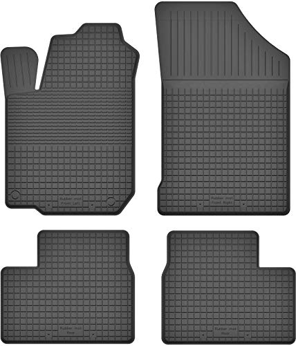 Gummimatten Gummi Fußmatten Satz für Toyota Yaris I (1999-2005) - Hoher Rand 15 mm