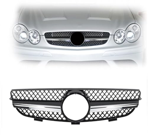 Doppellamellen-Frontstoßstange, Nieren-Doppelgitter, Grill-Ersatz, für Benz W209 CLK Class CLK320 CLK500 2003-2009