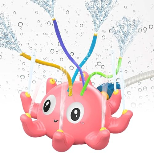 Spielzeug Wasser Sprinkler, Wasserspielzeug Kinder Outdoor, Wasserspielzeug Sprinkler, Garten, Rasensprenger, Wasserspielzeug Kinder Outdoor Spielzeug ab 3-8 Jahre Junge und Mädchen(Grün)