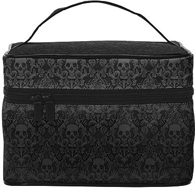 bradkke Kosmetiktasche mit Gothic-Wandpapier, Reise-Make-up-Tasche für Damen, wasserabweisend, faltbar, Kulturbeutel, Lehrergeschenk, Gothic-Tapete, Einheitsgröße, Kosmetikkoffer