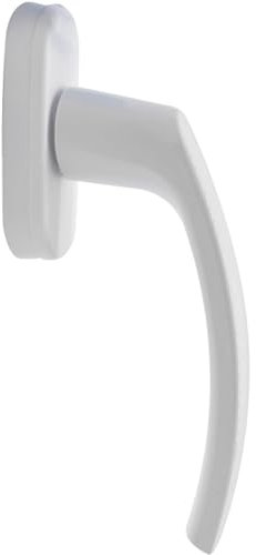 Empyr Poignée de fenêtre Oscillo-Battante Blanche - Matériaux haute qualité avec magnésium - Pour Ouvrants à la Française - Marque Cadap - Idéale pour fenêtres et portes-fenêtres intérieures