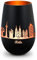 GRAVURZEILE Deko Windlicht aus Glas mit Gravur - Skyline Köln - Hochwertige 360° Lasergravur - Dekoratives Geschenk als Andenken, Souvenir oder für Sammler zum Geburtstag - Farbe: Schwarz/Bronze