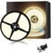 Yeewhale 20M Dimmable COB LED Strip 3000K Warmweiß 24 V Flexible COB led streifen Set,App Steuerung mit Fernbedienung Bright Under-Unit Light for Home Party DIY Decoration