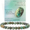 Bivei Afrikanischer Türkis - Entwicklung - Perlenarmband für Frauen 6mm Halbedelstein dehnbarer elastischer Schmuck Yoga Geschenke