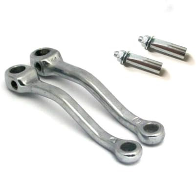Tretkurbel + Pedalkeile Set passend für Peugeot MBK 103 Mobylette Mofa | Robustes Ersatzteil-Set: 2x Tretkurbel 140mm & 2x Pedalkeile 9,5mm