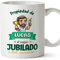 MUGFFINS Tazas Personalizadas para JUBILADO hombre - En Español - Propiedad de - 11 oz / 330 ml - Regalo Personalizable original y divertido