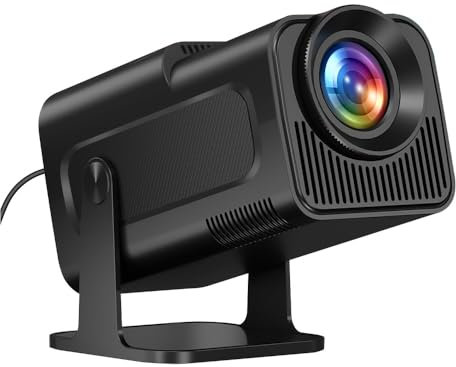 Netflix Official 4K Smart Projector With Android 11.0, WiFi 6 & Bluetooth - 26000 Lumen 1080P Portable Mini System, Auto Keystone, ChatGPT Voice for TV/iOS/PC/PS5/HDMI/AV