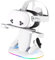Per Meta For VR Headset Compact RGB Docking Station con capacità di ricarica rapida di 20W (bianco)