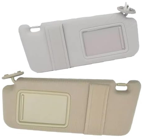 UMDJJU Visera Delantero Izquierdo Parasol para Toyota para Auris para Corolla 2010-2016 74320-0T022-B1 Lado Izquierdo del Conductor Lado Derecho del Pasajero Visera Solar Lado(Grey Left)
