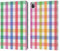 Head Case Designs Licenza Ufficiale Ninola Gingham Geometrico Colorato Custodia Portafoglio in Pelle Compatibile con Apple iPad PRO 12.9 2020/2021/2022