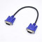 Genérico 10pcs / lot 30cm Vga svga Proyector de monitoreo HDB15 Extensión masculina a masculina HDTV VGA Cable corto de la señal de la pantalla de la pantalla de TV(0.5m)
