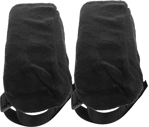 Artibetter 2pcs Black Arm Rest Pillow and Supple Armrest Pads for Office and Bedroom Chairs Replaceable Soft Seat Chair Armrest Cushions for Desk Use