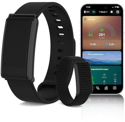 Northpoint Smart Band Fitness-Tracker, Smartwatch, Aktivitäts, Schlaftracker mit Herzfrequenz, 21+ Tage Akkulaufzeit,100+ Sportmodi, Wasserfest IP68, Kein ABO erforderlich für Android & iPhone