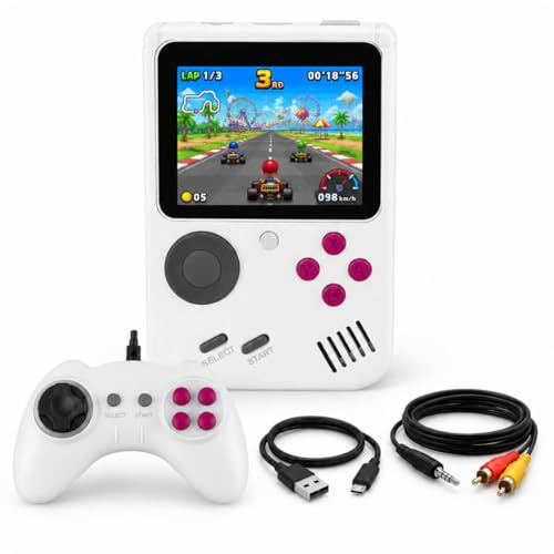 Mini console de jeu portable 200 avec contrôleur portable rétro appareil de jeu batterie rechargeable écran LCD voyage convivial