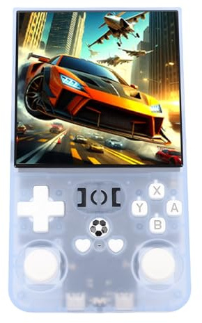 XUMIUZIY Console di Gioco Portatile retrò Doppio Joystick 3D Schermo HD 60+ Emulatori per Lettore di Gioco Portatile (BLUE)