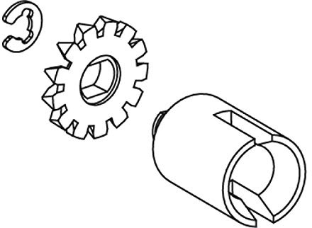 Jamara jamara505071 Spannung/Major Differential Bevel Gear Set