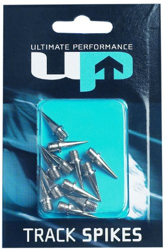 Ultimate Performance Track Spikes - Cordones de Clavos, tamaño 6 mm, Color Plateado