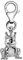Quiges Charms Anhänger 3D Frosch Prinz Versilbert Damen Schmuck für Bettelarmband