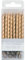 Folat 22904 - Kuchenkerzen mit Halterung - goldfarben - 16 Stk. - ca. 6 cm, Gold