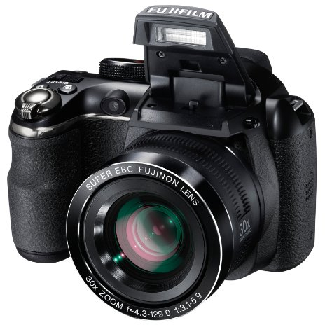 Fujifilm FinePix S4500 Digitalkamera (14 Megapixel, 30-fach opt. Zoom, 7,6 cm (3 Zoll) Display, bildstabilisiert) schwarz